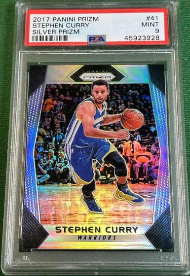 2017-18 Prizm NBA Stephen Curry Base #41 Silver